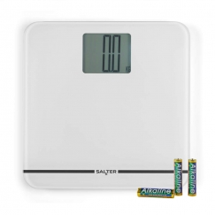 Salter 9075 WFEU12 Max elektroninen kylpyhuonevaaka, valkoinen