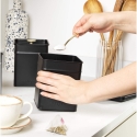 Salter BW14370 Alchemy 3-Piece Canister Set, Black