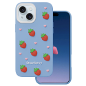 Mocco Strawberry Back Case for Apple iPhone 13 / 14 / 15 Mocco Strawberry Back Case for Apple iPhone 13 / 14 / 15
