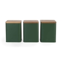 Salter BW12898G Toronto 3-Piece Canister Set, Green Salter BW12898G Toronto 3-Piece Canister Set, Green