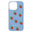 Mocco Strawberry Back Case for Apple iPhone 14 Pro / 15 Pro Mocco Strawberry Back Case for Apple iPhone 14 Pro / 15 Pro