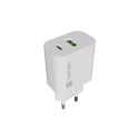 Natec Ribera USB Charger 1X USB-A + 1X USB-C 20W