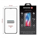 Swissten Ultra Durable Full Face / Full Glue Tempered Glass Aizsargstikls Apple iPhone XR Melns