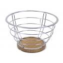 Металлическая корзина для фруктов, 26.00 x 26.00 x 16.00, KITCHE Металлическая корзина для фруктов, 26.00 x 26.00 x 16.00, KITCHE