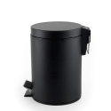 Beldray LA038098BPEU7 3 Litre Soft-Close Round Pedal Bin, Black