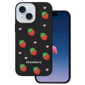 Mocco Strawberry Back Case for Apple iPhone 13 / 14 / 15 Mocco Strawberry Back Case for Apple iPhone 13 / 14 / 15