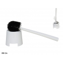 Toilet Brush Holder W/ Brush, White, 35 cm, 11.00 x 11.00 x 35.0 Toilet Brush Holder W/ Brush, White, 35 cm, 11.00 x 11.00 x 35.0