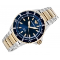 Emporio Armani World Explorer Solar Chronograph Rokas Pulkstenis AR11738 Silver Blue 42mm Emporio Armani World Explorer Solar Chronograph Rokas Pulkstenis AR11738 Silver Blue 42mm