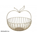 Fruit Bowl, Gold, 25.50 x 25.50 x 25.00, KITCHEN&GO Fruit Bowl, Gold, 25.50 x 25.50 x 25.00, KITCHEN&GO