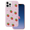 Mocco Strawberry Back Case Aizmugurējais apvalks priekš Apple iPhone 12 / 12 Pro