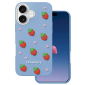 Mocco Strawberry Back Case Чехол для телефона Apple iPhone 16 / 17 Mocco Strawberry Back Case Чехол для телефона Apple iPhone 16 / 17