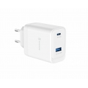 Swissten Travel Charger Core Gan USB-C PD 45W / USB-A QC 18W QC Swissten Travel Charger Core Gan USB-C PD 45W / USB-A QC 18W QC