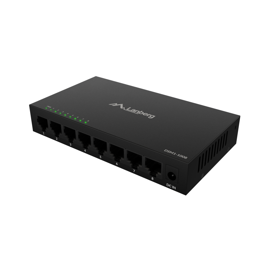Lanberg Switch 8x1GB/s Unmanagment Gigabit Ethernet