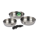 Russell Hobbs RH04033 Stainless Steel 4-Piece Smart Clip Fry Pan Set Russell Hobbs RH04033 Stainless Steel 4-Piece Smart Clip Fry Pan Set