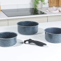Russell Hobbs RH03294EU7 Nightfall 4-Piece Smart Clip Saucepan Set Russell Hobbs RH03294EU7 Nightfall 4-Piece Smart Clip Saucepan Set