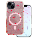 Mocco Cherry Mag Back Case for Apple iPhone 13 / 14 Mocco Cherry Mag Back Case for Apple iPhone 13 / 14