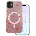 Mocco Cherry Mag Back Case Aizmugurējais apvalks priekš Apple iPhone 11 Mocco Cherry Mag Back Case Aizmugurējais apvalks priekš Apple iPhone 11