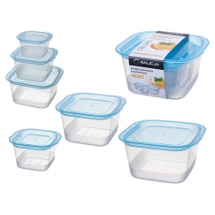 Lunch Box, 3 pieces, 260 ml / 680 ml / 1350 ml, 41168, 17.3 x 16