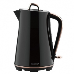 Electric kettle, stainless steel, black, 1.7l, 2200W, KB 9015, K