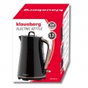 Electric kettle, stainless steel, black, 1.7l, 2200W, KB 9015, K Electric kettle, stainless steel, black, 1.7l, 2200W, KB 9015, K