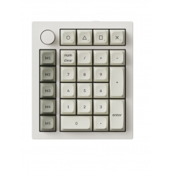 Keychron Q0 MAX numeronäppäimistö, valkoinen/harmaa