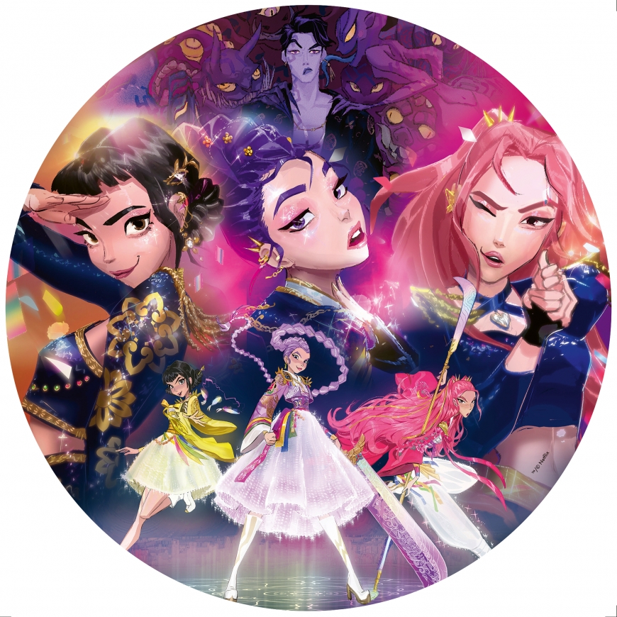 Ravensburger pusle 500 tk KPop Demon Hunters postriga: KPop fännidele! – 2