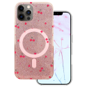 Mocco Cherry Mag Back Case for Apple iPhone 12 / 12 Pro