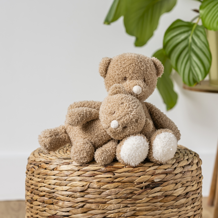 NATTOU Teddy pehme kaisukas karu, 24 cm – 5