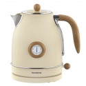 Retro stiliaus elektrinis virdulys su termometru, 1,7 l, kreminė Retro stiliaus elektrinis virdulys su termometru, 1,7 l, kreminė