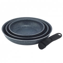 Russell Hobbs RH03293EU7 Nightfall Stone 4-Piece Smart Clip Fry Pan Set
