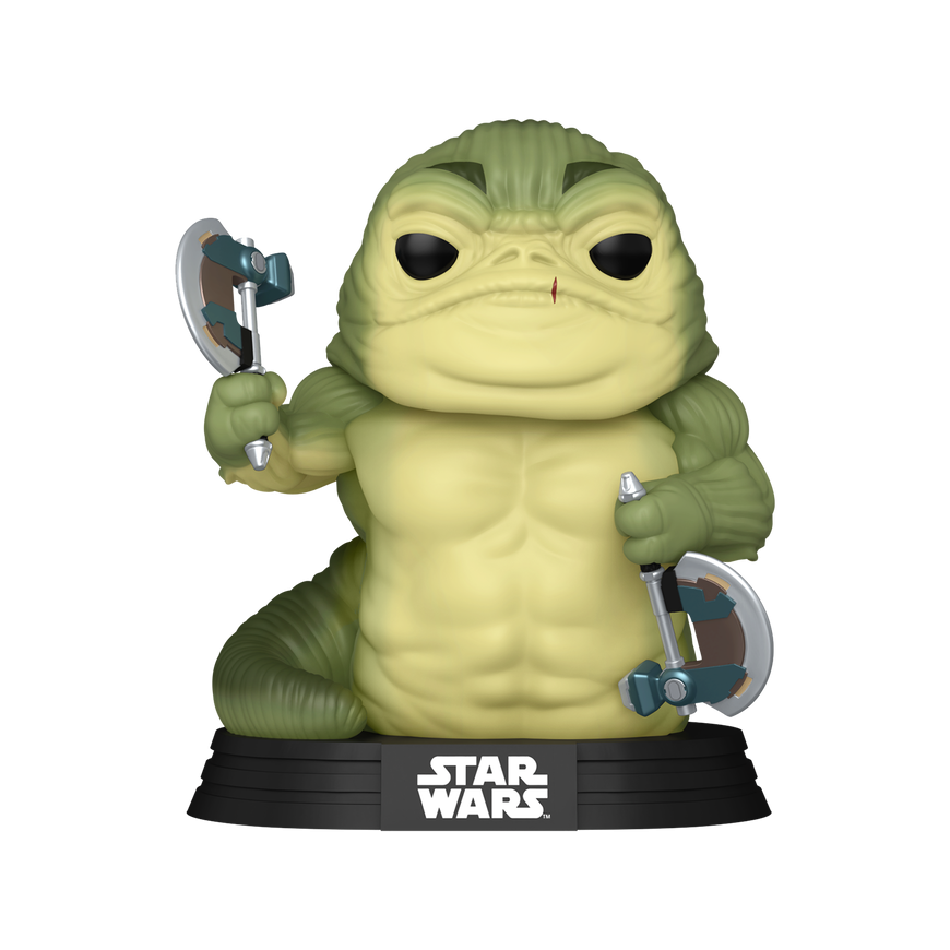 FUNKO POP! Vinyl figuur: Star Wars: Mandalorian & Grogu - Rotta the Hutt (Glow) – 2