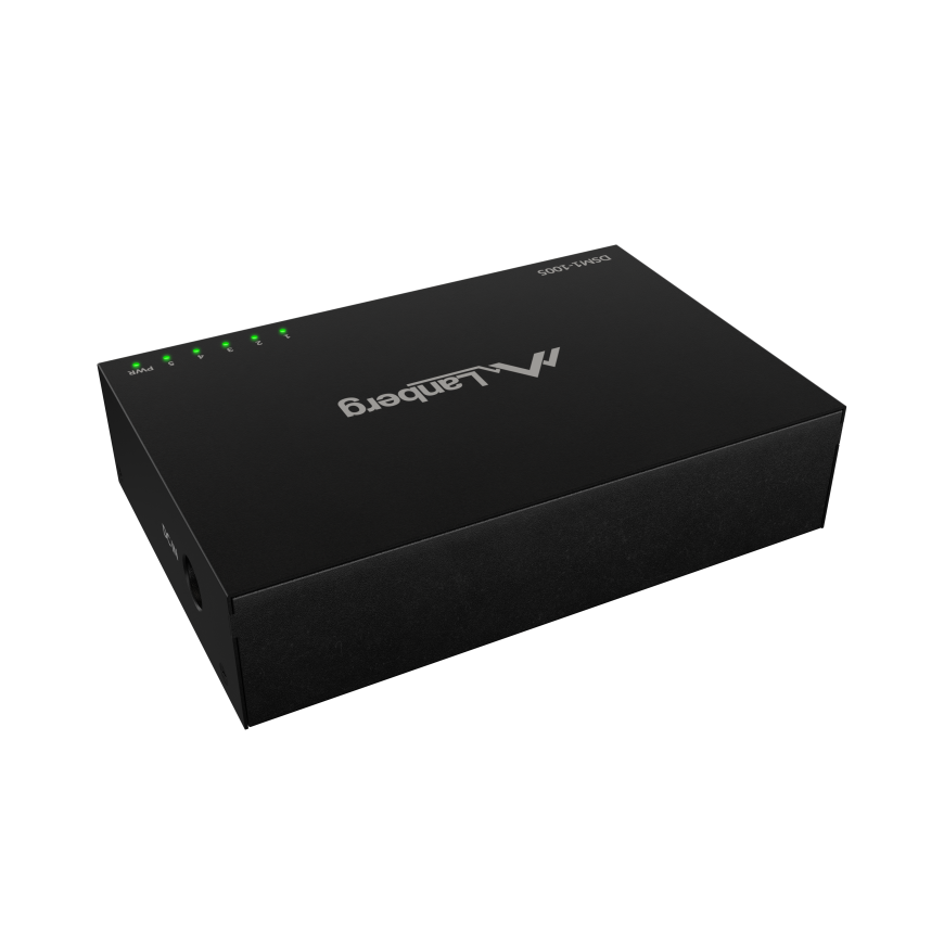 Lanberg Switch 5x1GB/s Unmanagment Gigabit Ethernet Desktop 12V – 4