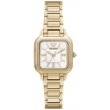 Emporio Armani Square White Dial Wristwatch Emporio Armani Square White Dial Wristwatch