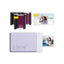 Liene Pearl N200 Pro 2x3" portatīvā fotoprintera komplekts (violeta) Liene Pearl N200 Pro 2x3" portatīvā fotoprintera komplekts (violeta)