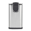 Beldray LA036683SSPEU7 Slimline D-Shaped Pedal Bin 5-Litre, Silver