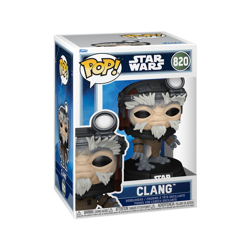 FUNKO POP! Vinyl: Фигурка: Star Wars: Mandalorian & Grogu - Clang with Head Set