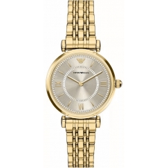Emporio Armani Round Gold Dial AR11766 Rokas Pulkstenis