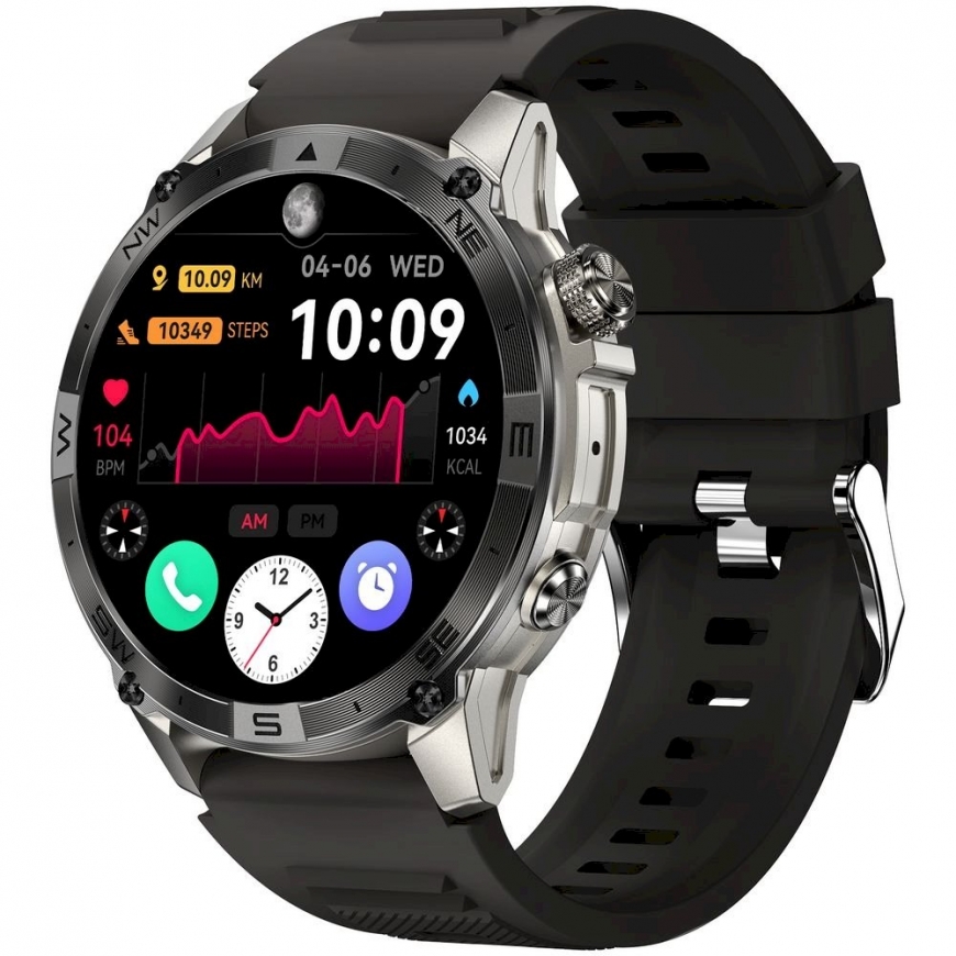 Smartwatch Gravity Siksniņa + rokassprādze GT46-3 / grafīta – 5