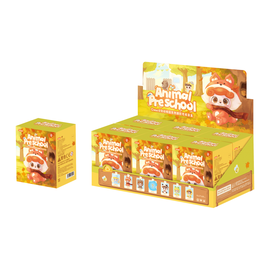 Q.KID Blind box soft toy - Animal Preschool