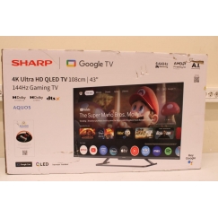 SALE OUT. 43HR7265E | 43 | Smart TV | Google TV | Black | DAMAGED PACKAGING