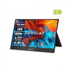 ZEUSLAP Z15ST portatīvais monitors ar 15,6 collu skārienekrānu