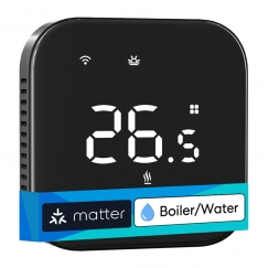 MEROSS MTS215BMA-B(EU) Smart Wi-Fi Thermostat (Black)