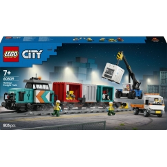 LEGO City Trains 60509 – Tavarajuna, nosturi ja kuorma-auto