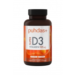 Puhdas+ Vahva D3-vitamiini 125 µg, 120 kaps
