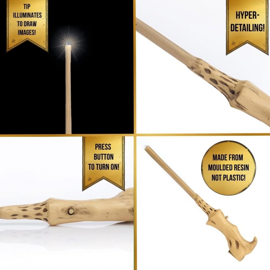 HARRY POTTER Lumos wand - Voldermort, 18 cm – 2
