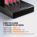 AXAGON ADSA-M2C44 USB4 docking station for 4x M.2 NVMe SSDs