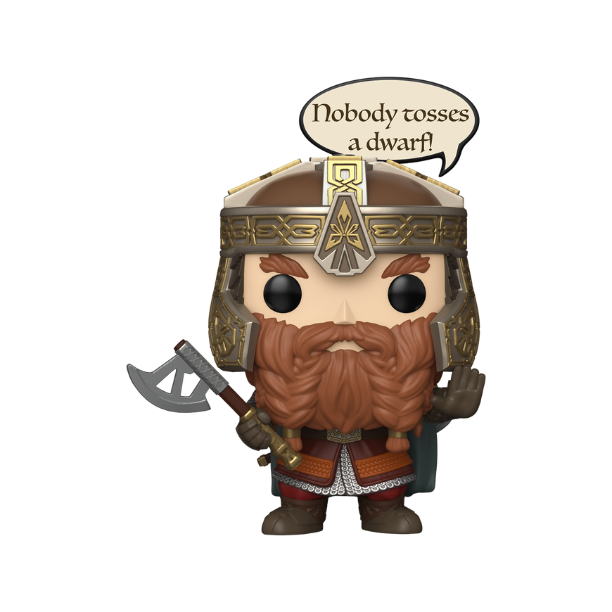 FUNKO POP! Vinyylihahmo: Lord of the Rings - Gimli (Nobody Tosses a Dwarf) – 2