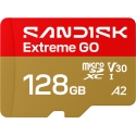 SanDisk 128 Gt Extreme GO UHS-I U3 V30 microSDXC muistikortti SanDisk 128 Gt Extreme GO UHS-I U3 V30 microSDXC muistikortti