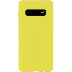 Samsung Galaxy S10 Nano Silicone Case Soft Touch TPU Yellow
