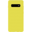 Samsung Galaxy S10 Nano Silicone Case Soft Touch TPU Yellow
